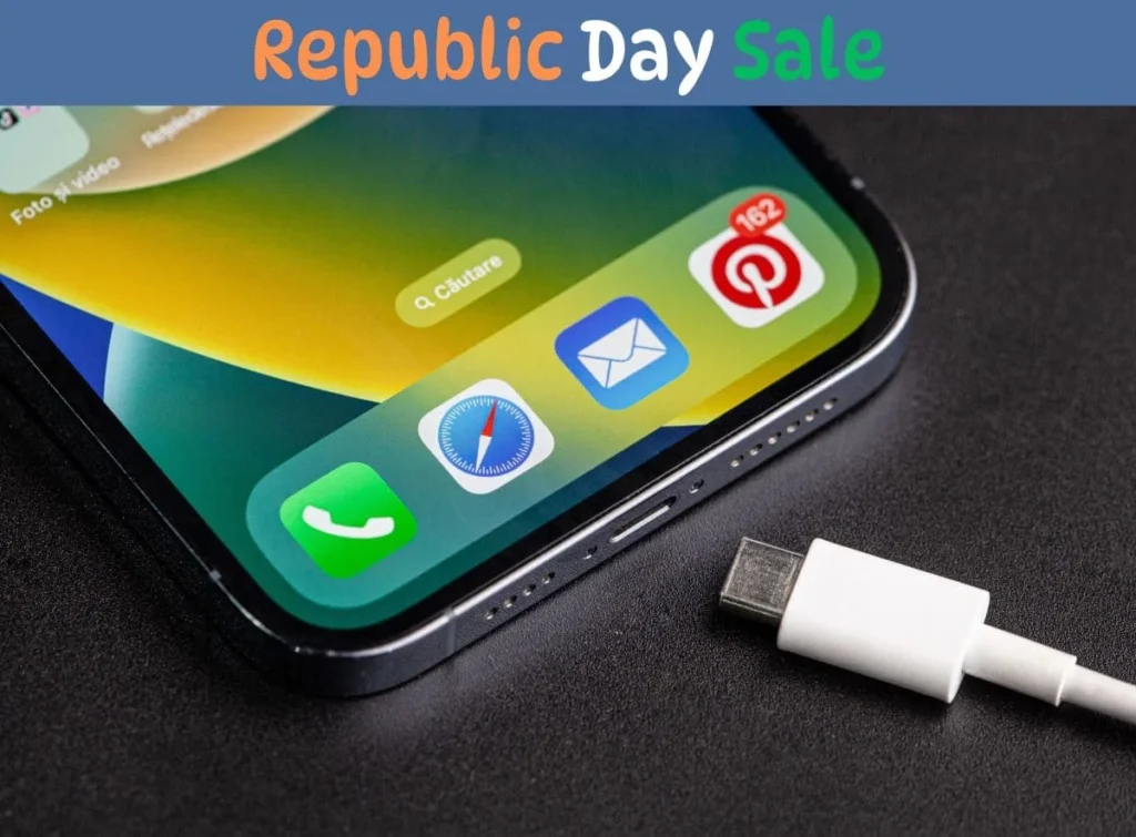 Republic Day Offer Big Discount on iPhone 15 Battery & Charger